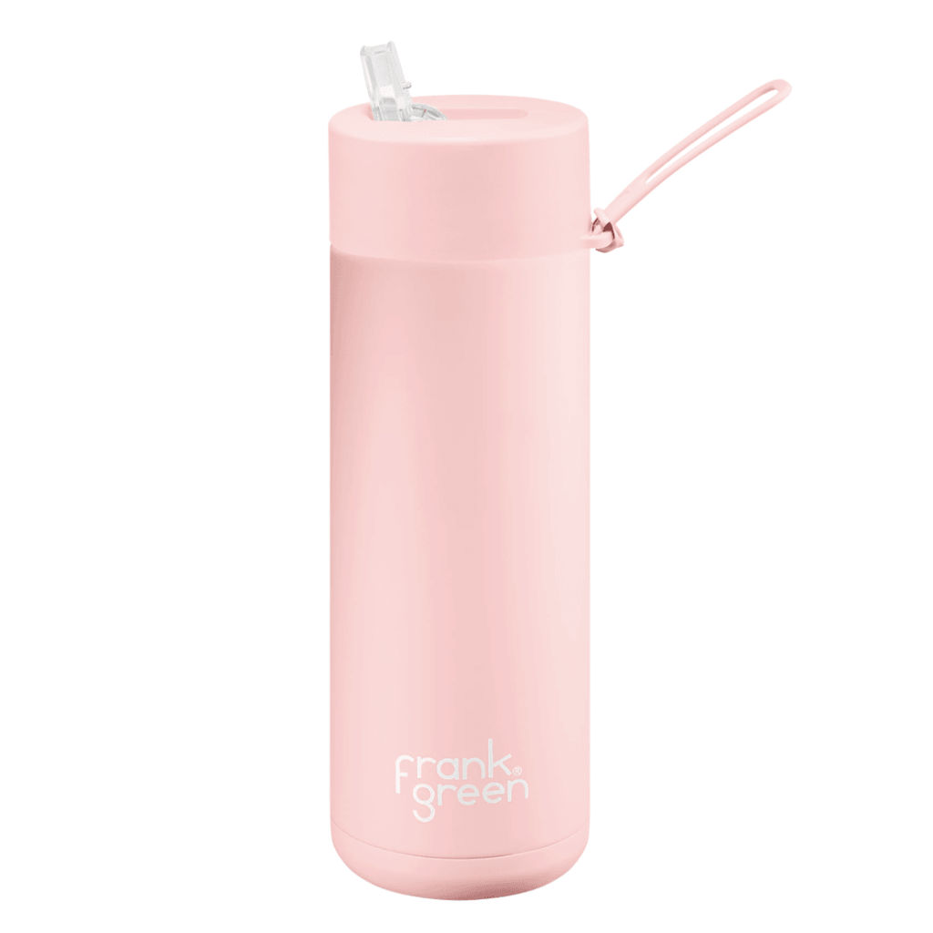 Frank Green  20oz Ceramic Reusable Bottle with Straw Lid | Blushed available at Rose St Trading Co
