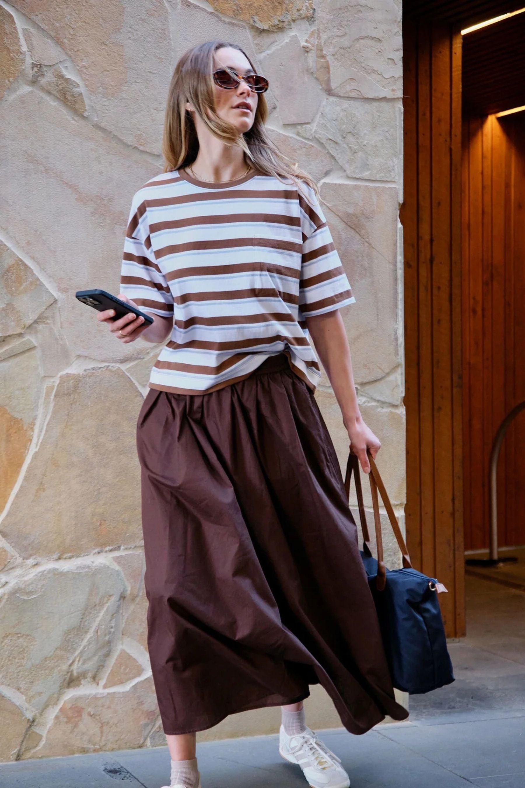 Florence Maxi Skirt | Chocolate