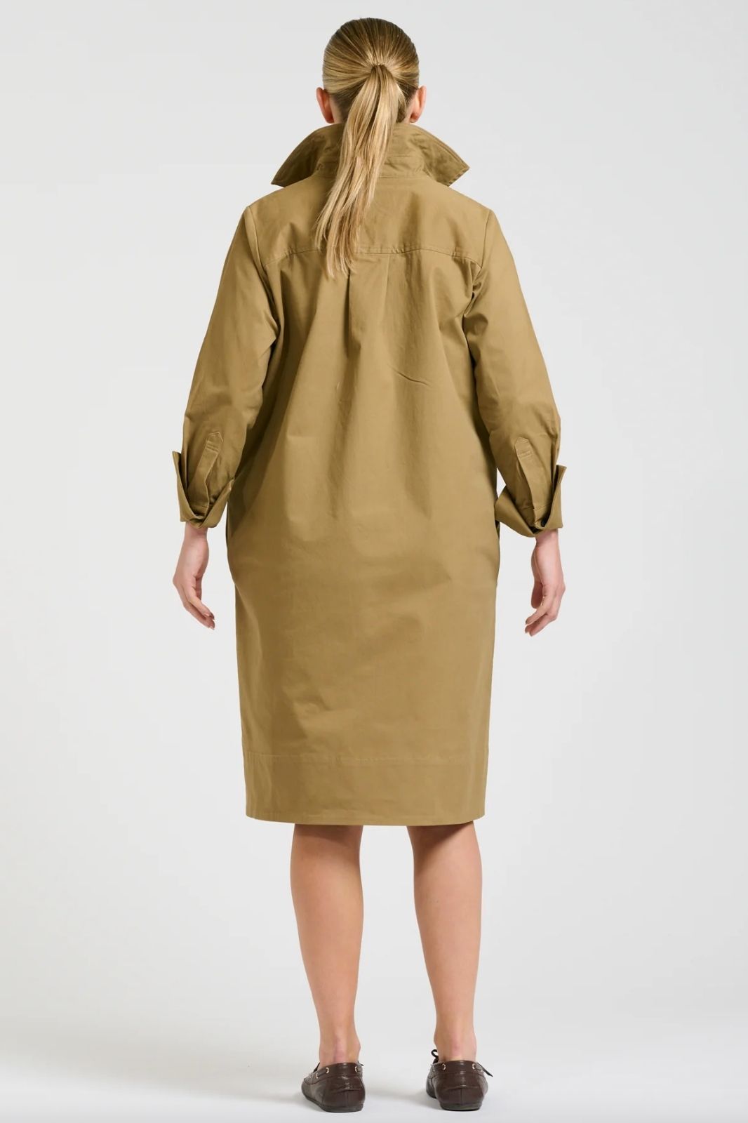 The Jane Utility Popover Dress | Tan