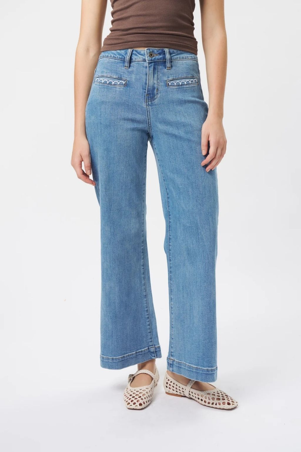 Freya Jean | Scallop Pocket 70s Blue