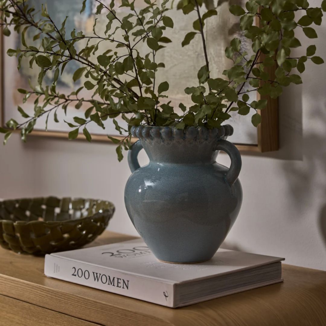 Bobble Reactive Blue Vase