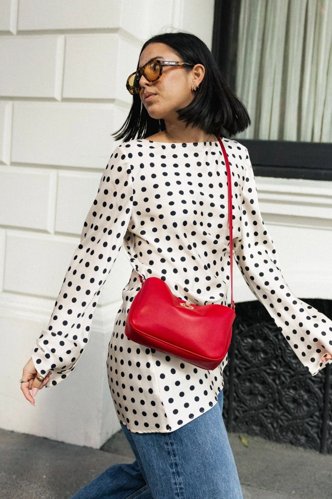 Greta Shoulder Bag | Red