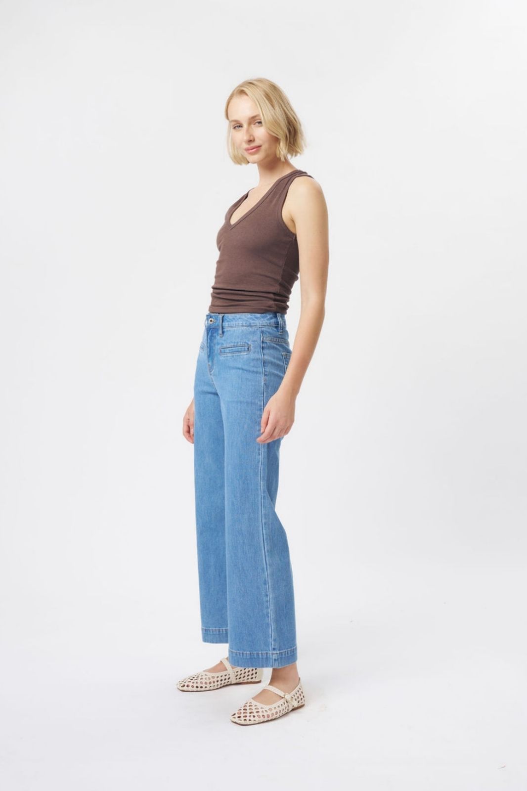 Freya Jean | Cord Mid Blue