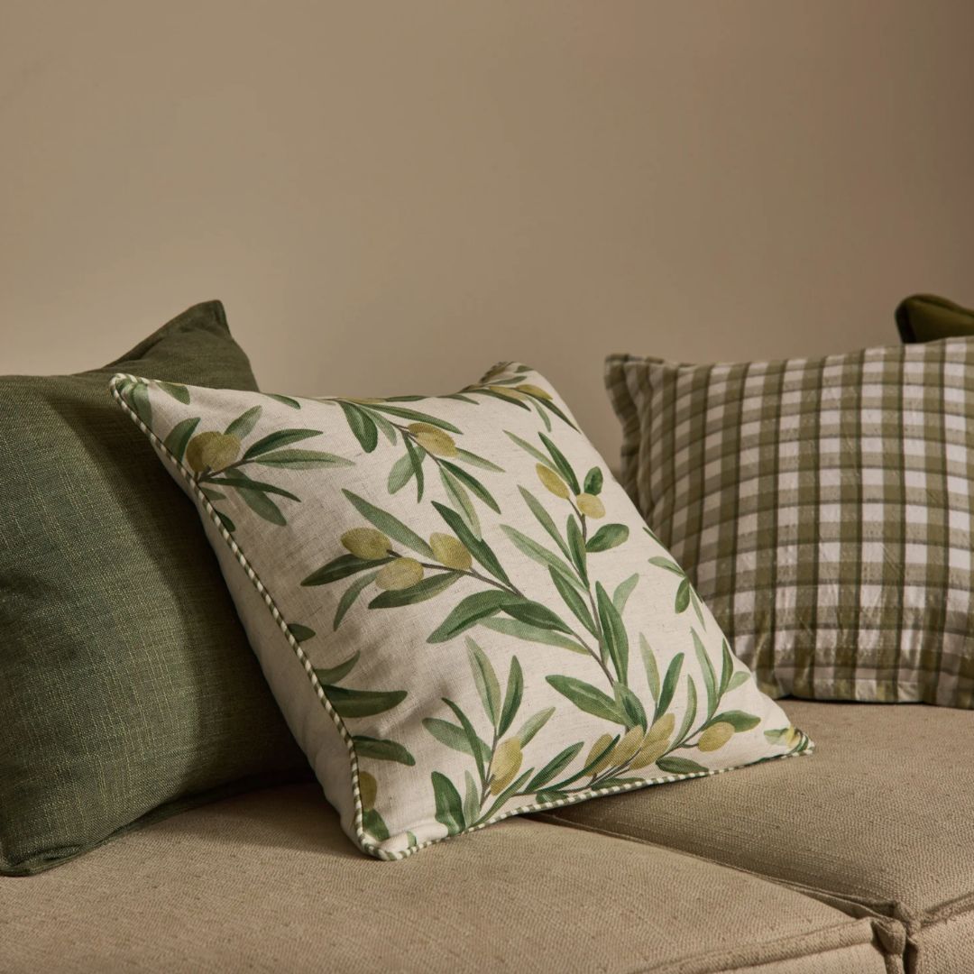 Sicilan Olive Cushion | 50cm