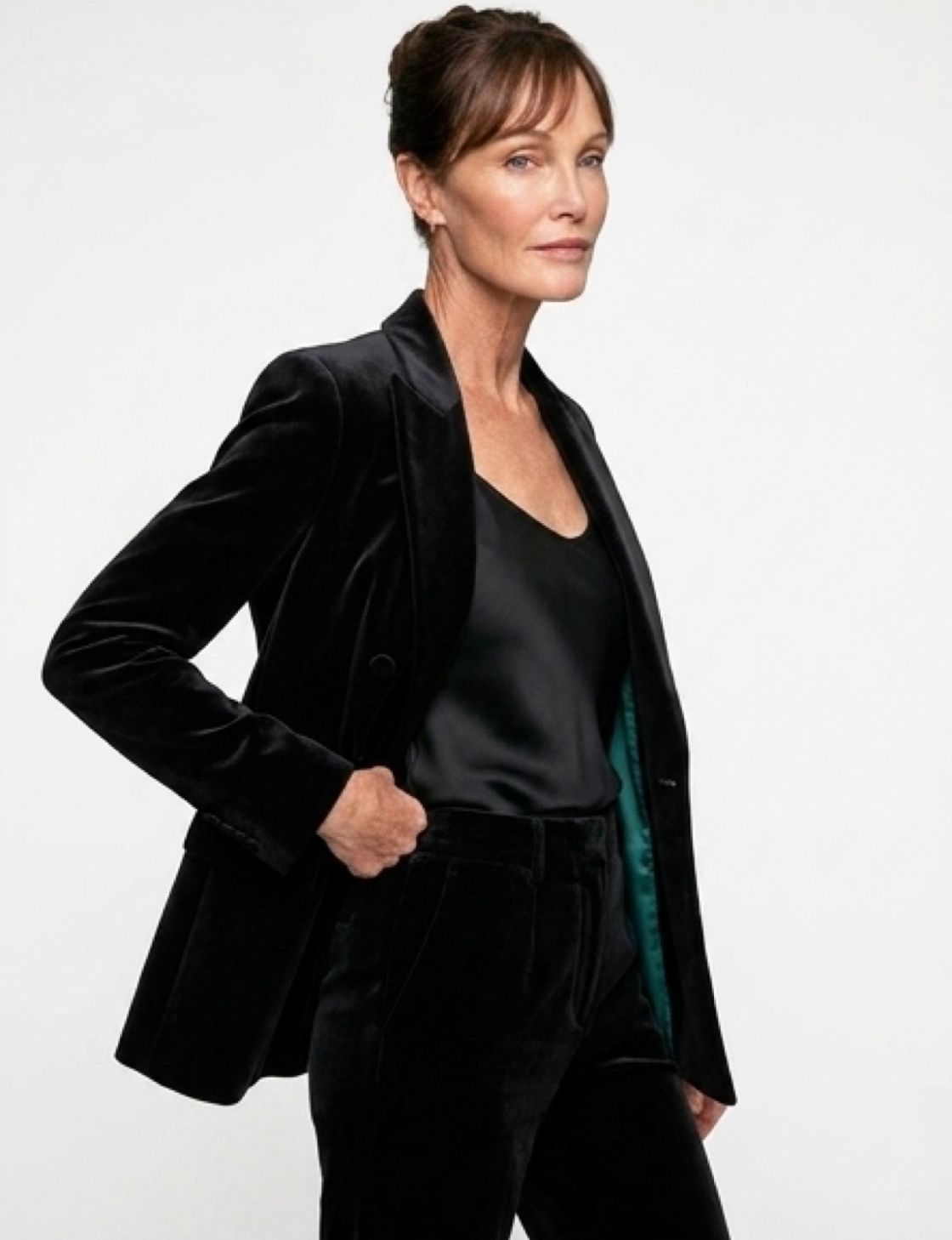 Velvet Blazer | Black
