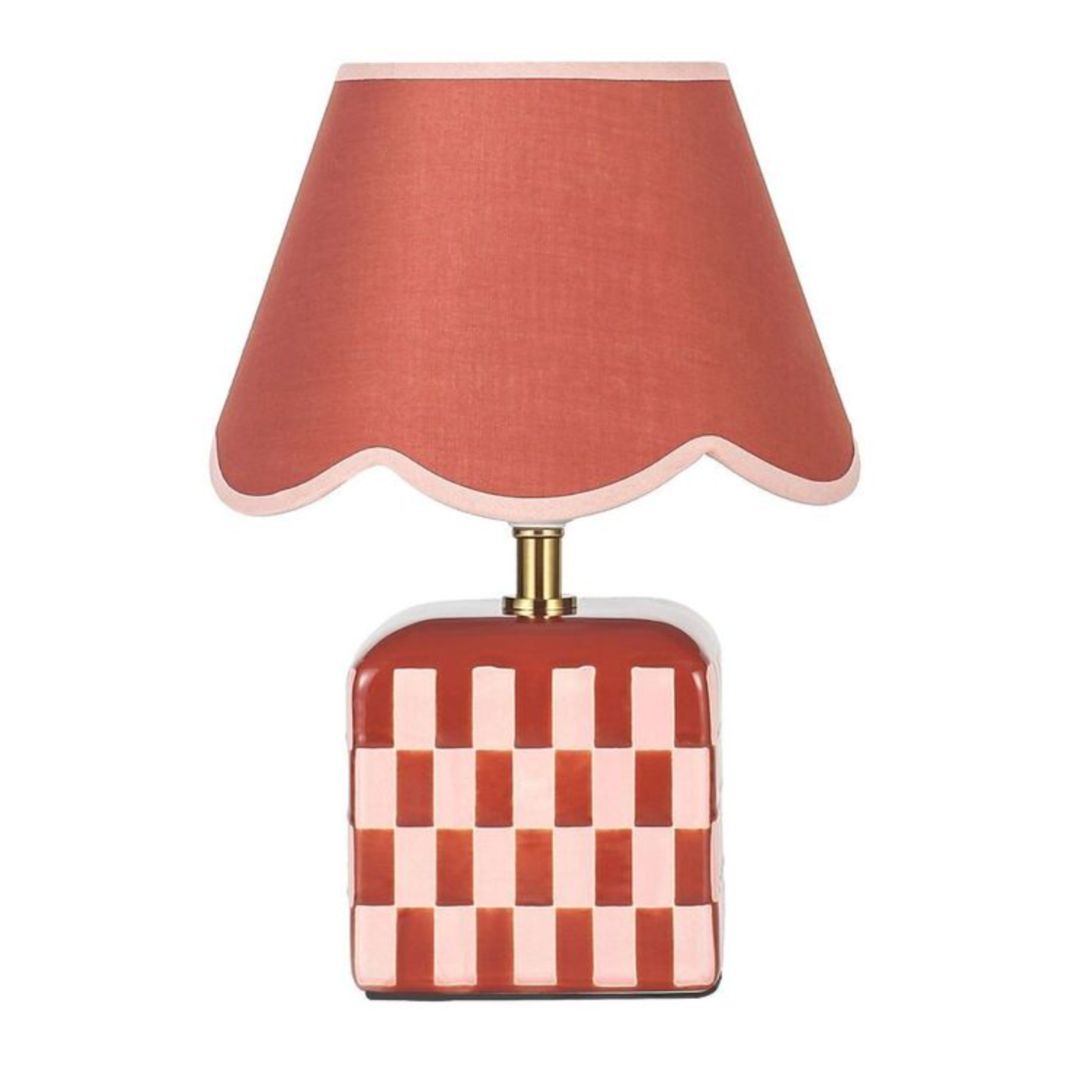Valentina Ceramic Table Lamp | Coral