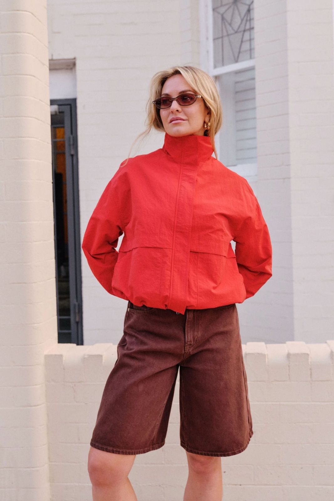 Fletcher Funnel Bomber | Pomodoro Red