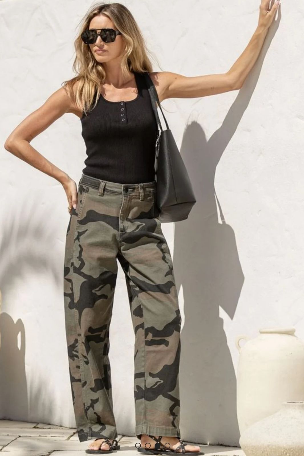 Barrel Jean | Camoflouge