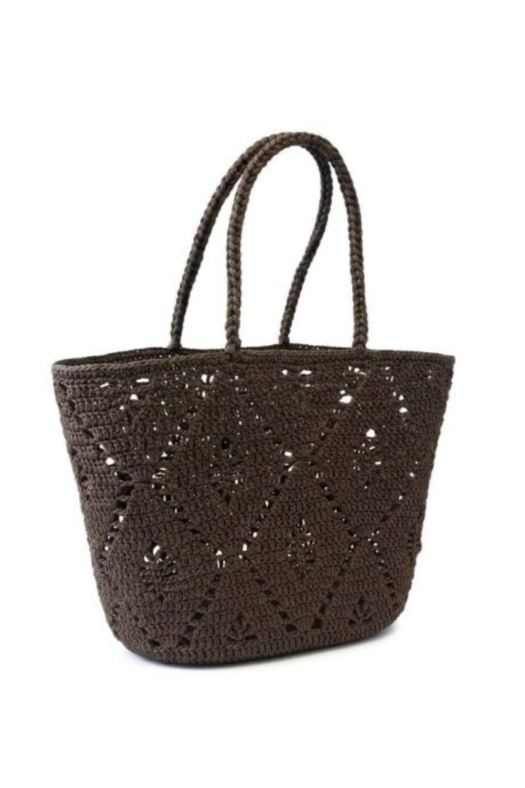 Josephine Crochet Basket | Chocolate
