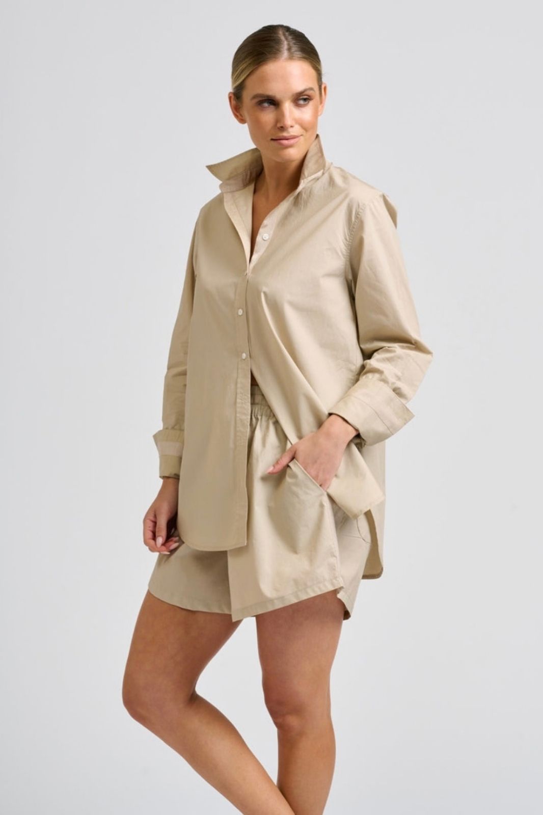 Ashley Trim Short | Biscuit
