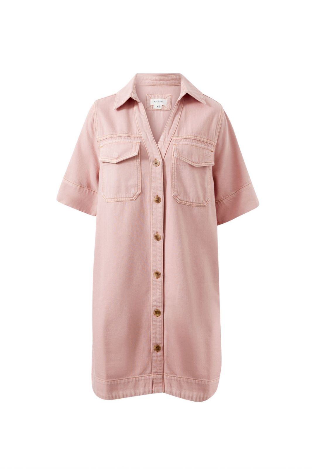 Bonnie Relaxed Shirt Dress | Blossom Pink
