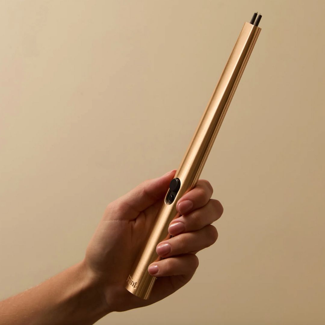 Flint Rechargeable Lighter | Gold