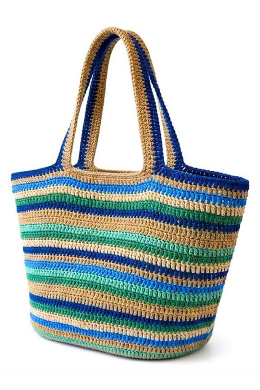 Louise Crochet Basket | Azur