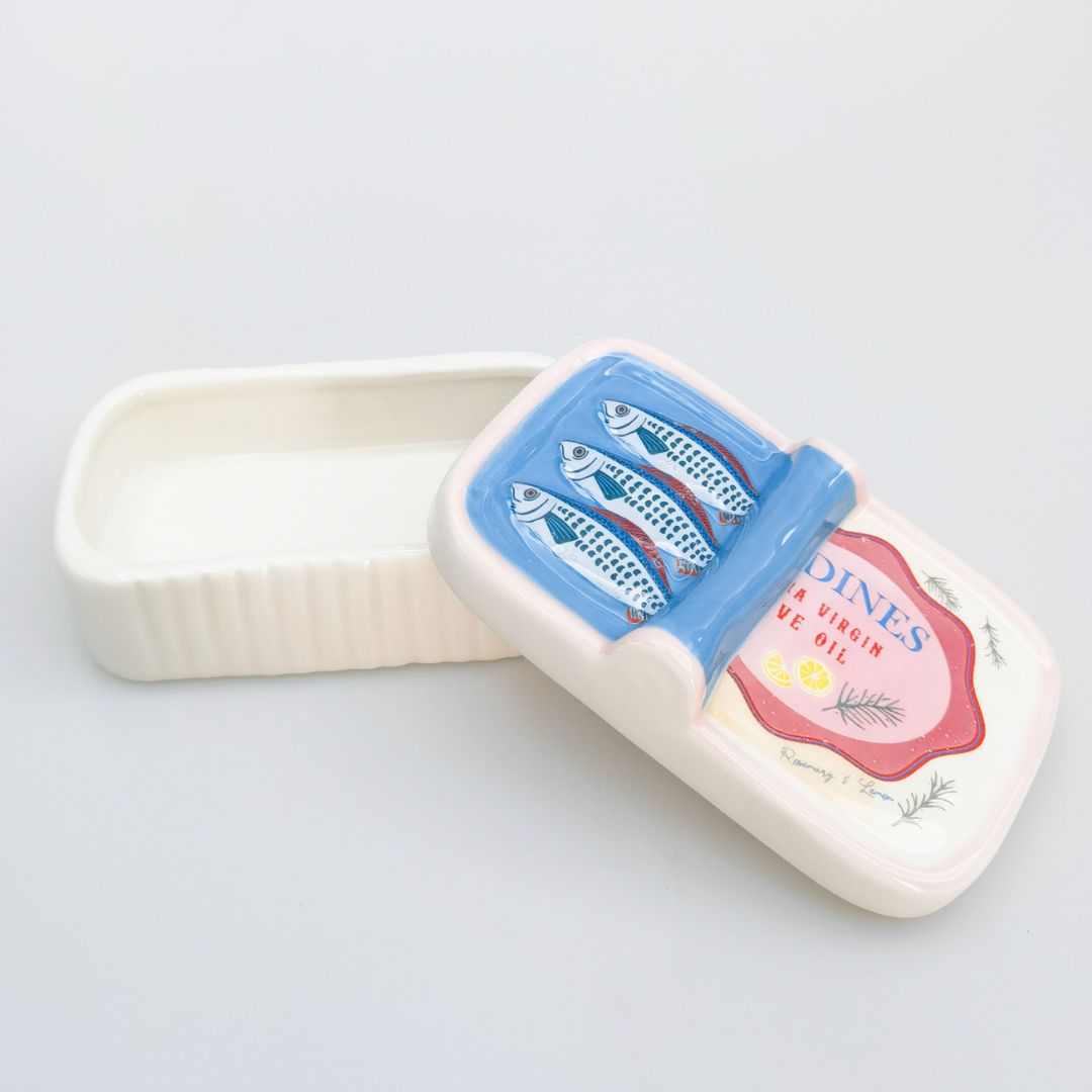 Sardine Trinket Box | Blue 12cm