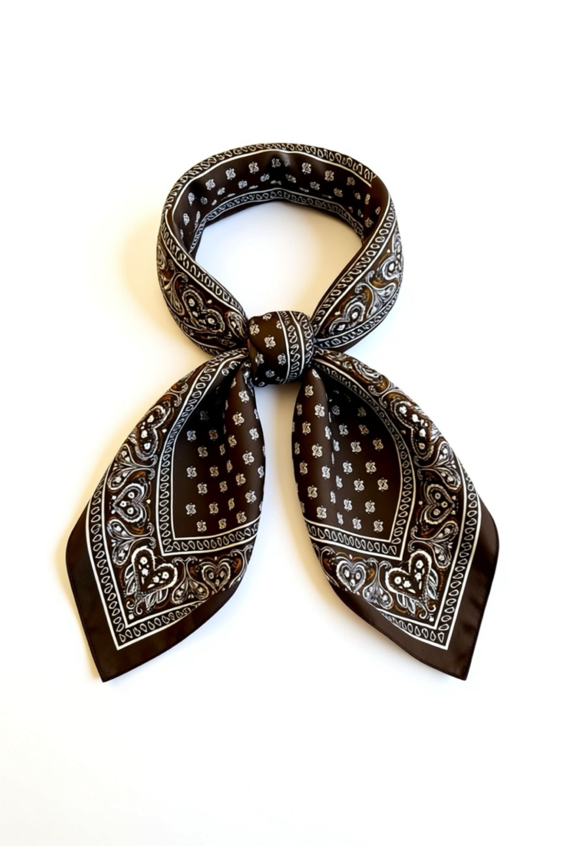 Scarf | Chocolate Bandana Print