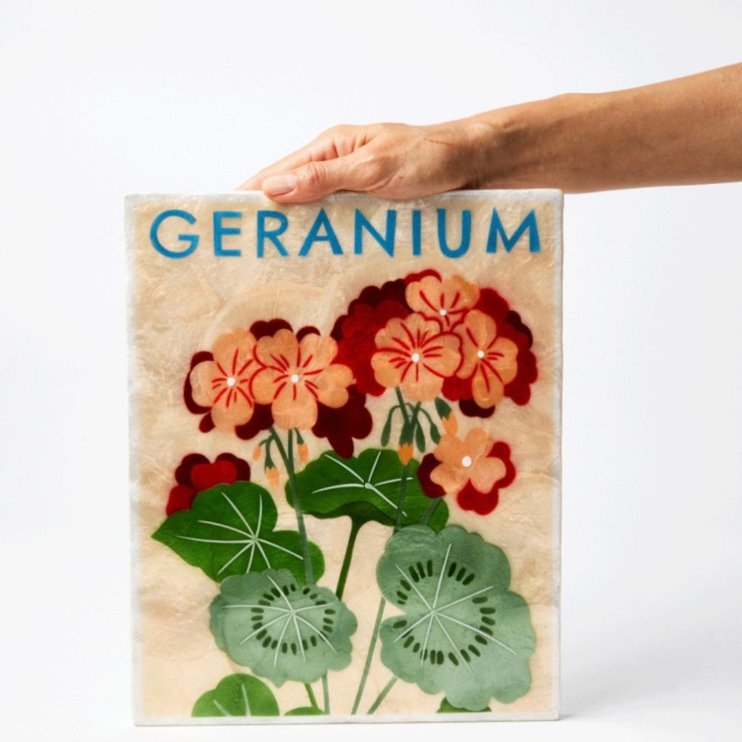 Market Wall Art | Geranium