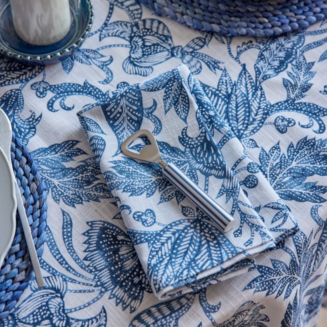 Clyde Stripe Blue/White Bottle Opener