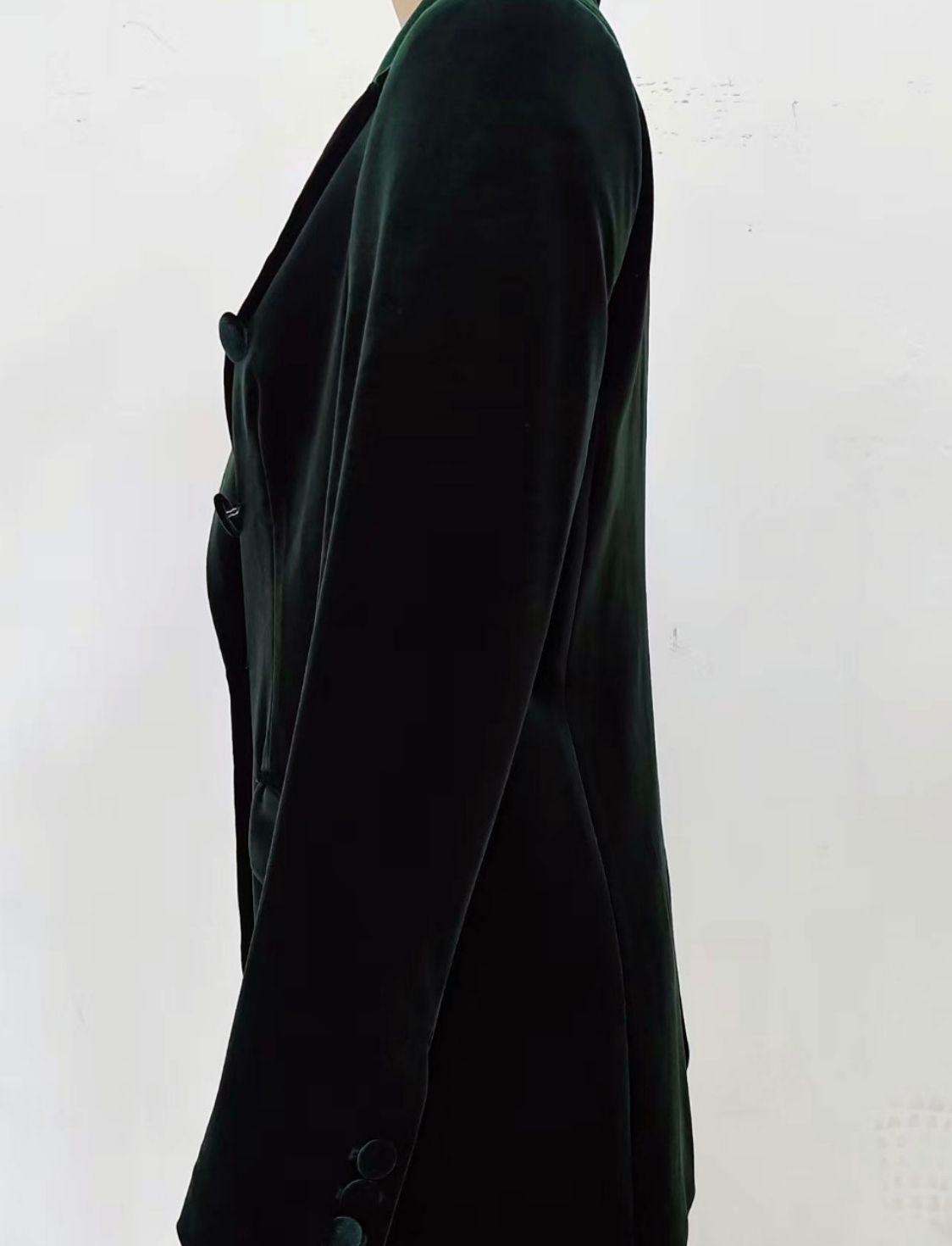 Velvet Blazer | Green