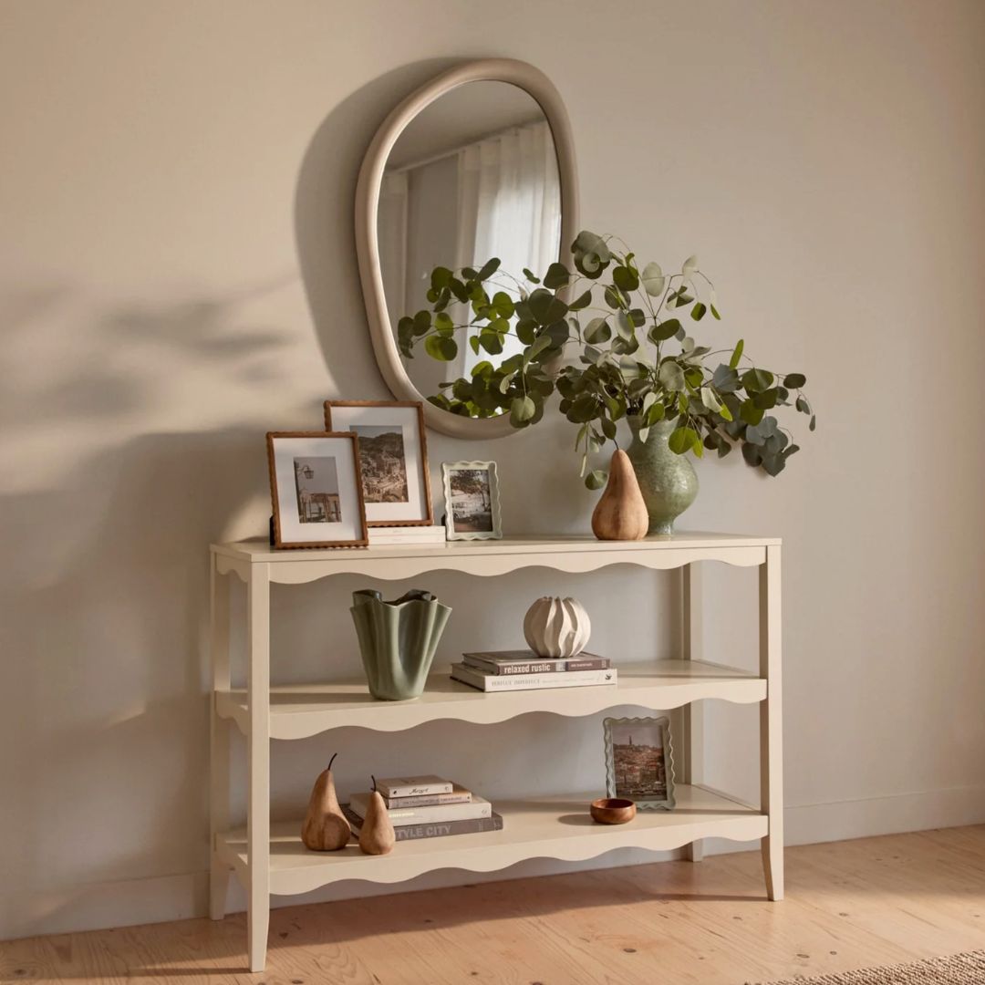 Oat Console Shelves