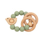 Chirpy BeechWood/Silicone Teether | Sage