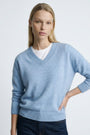 Milla Knit | Chambray Blue