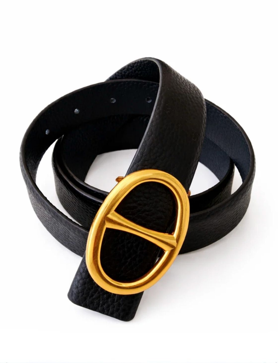 Jules Reversible Leather Belt | Black/Navy