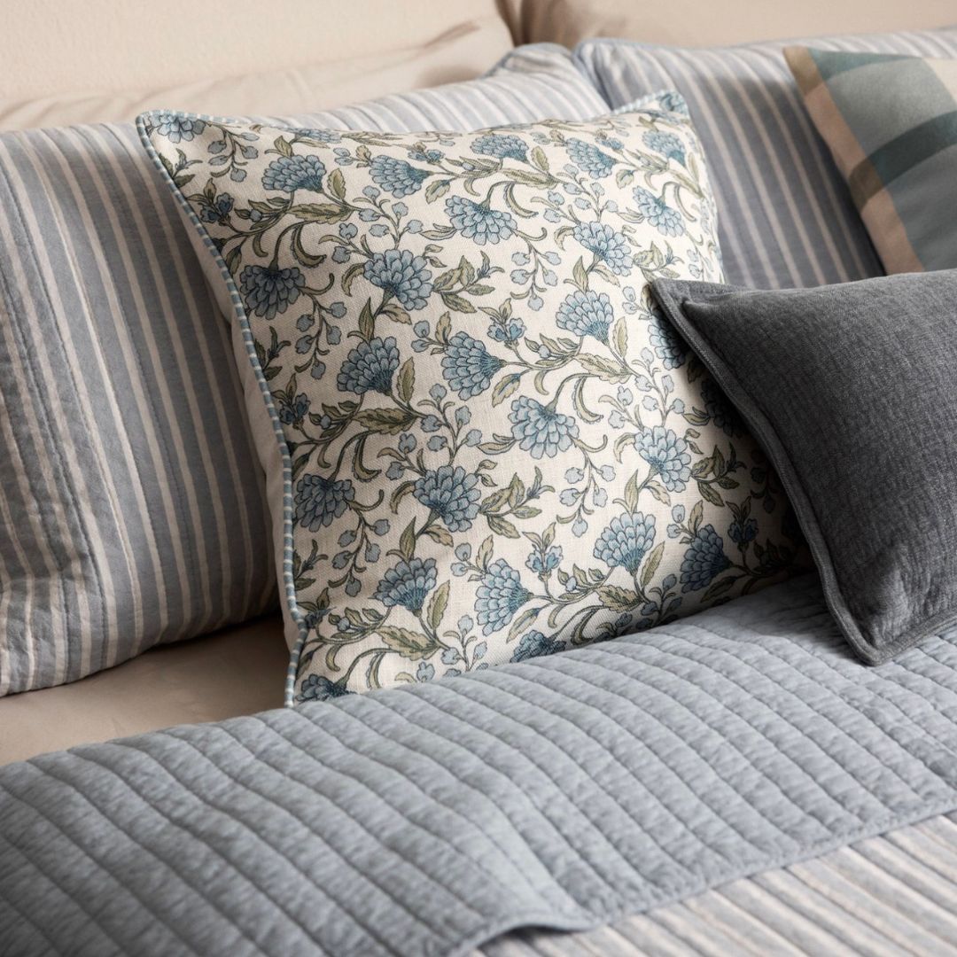 Georgia Blue Green Cushion | 50 x 50cm