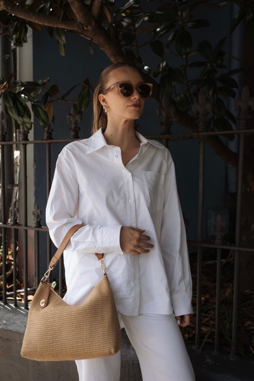 Leti Palmer Bag | Tan