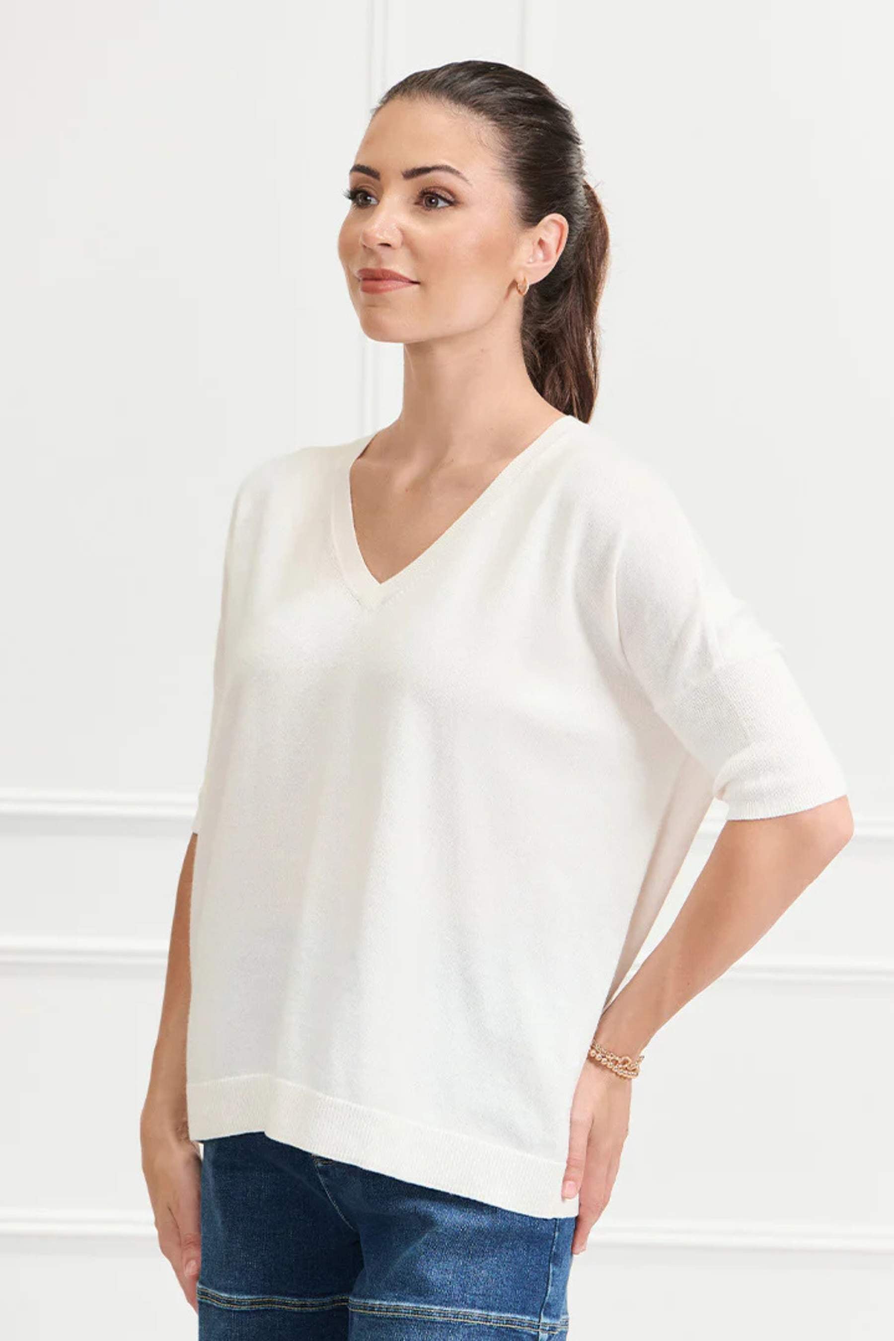 Felicity Knit Jumper | White