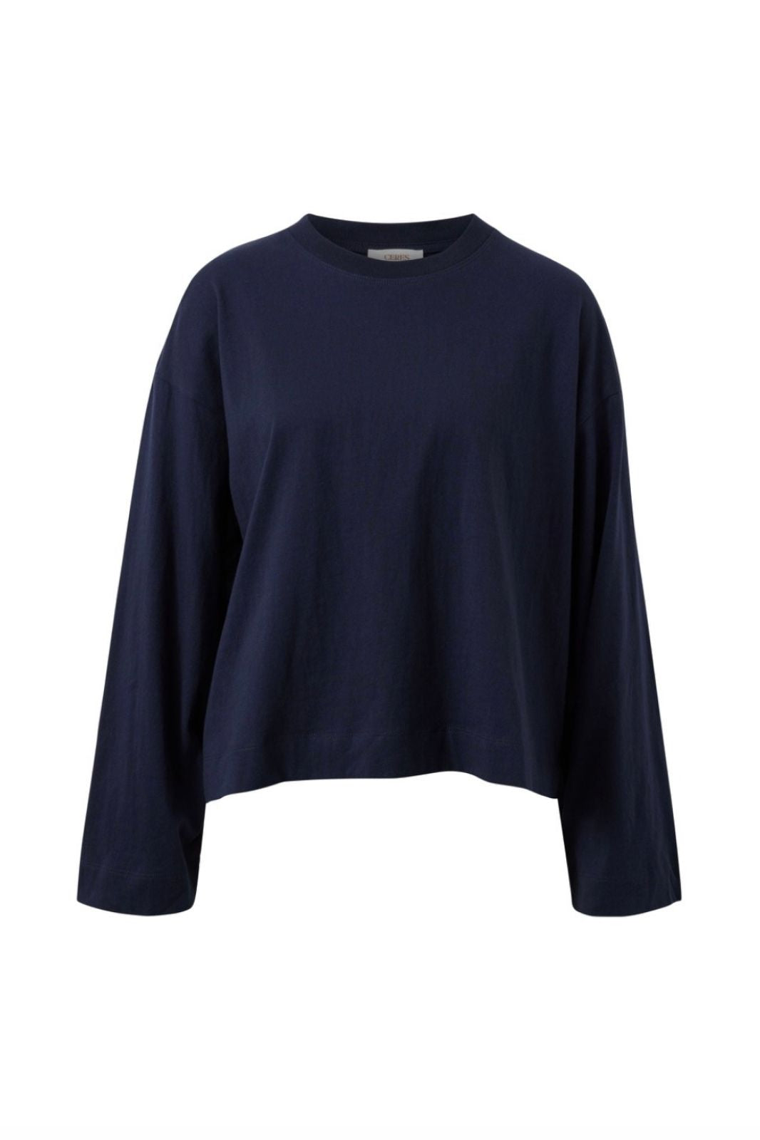 Beau Long Sleeve Slouchy Tee | Navy
