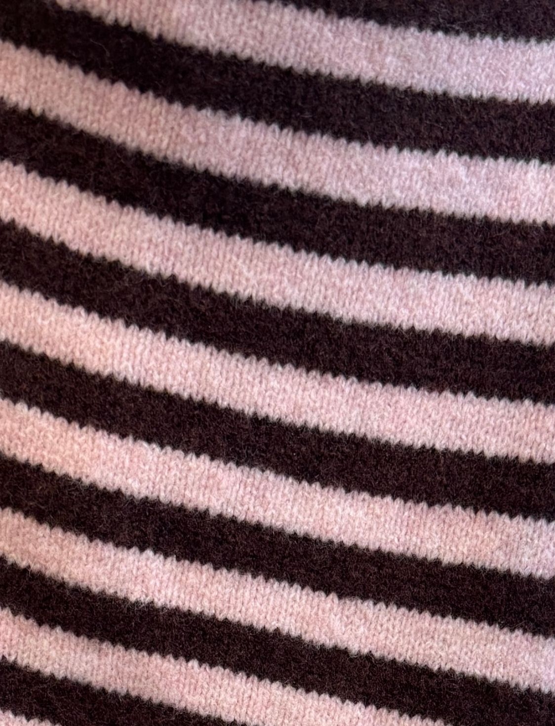 Large Triangle Neck Scarf | Pink + Chocolate