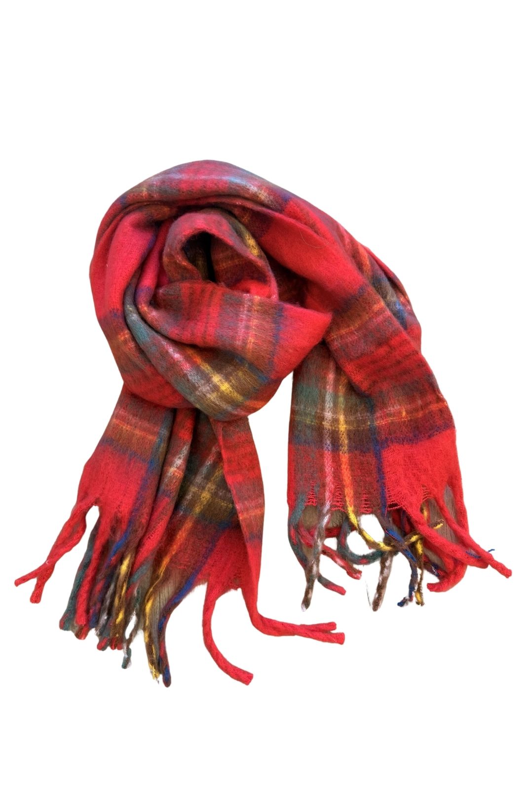 Check Scarf | Red Tartan