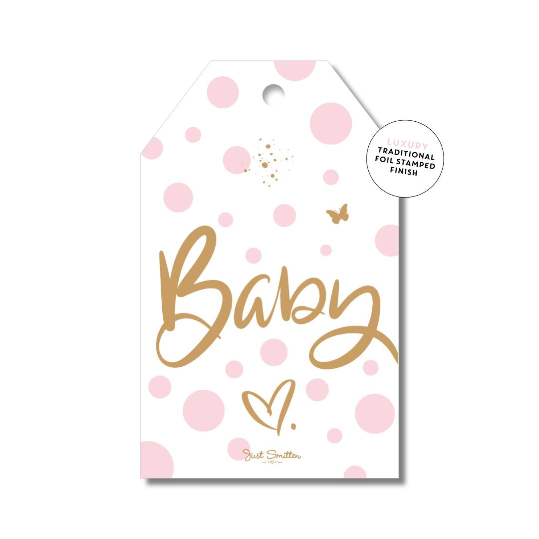 Tag | Spotty Baby Pink
