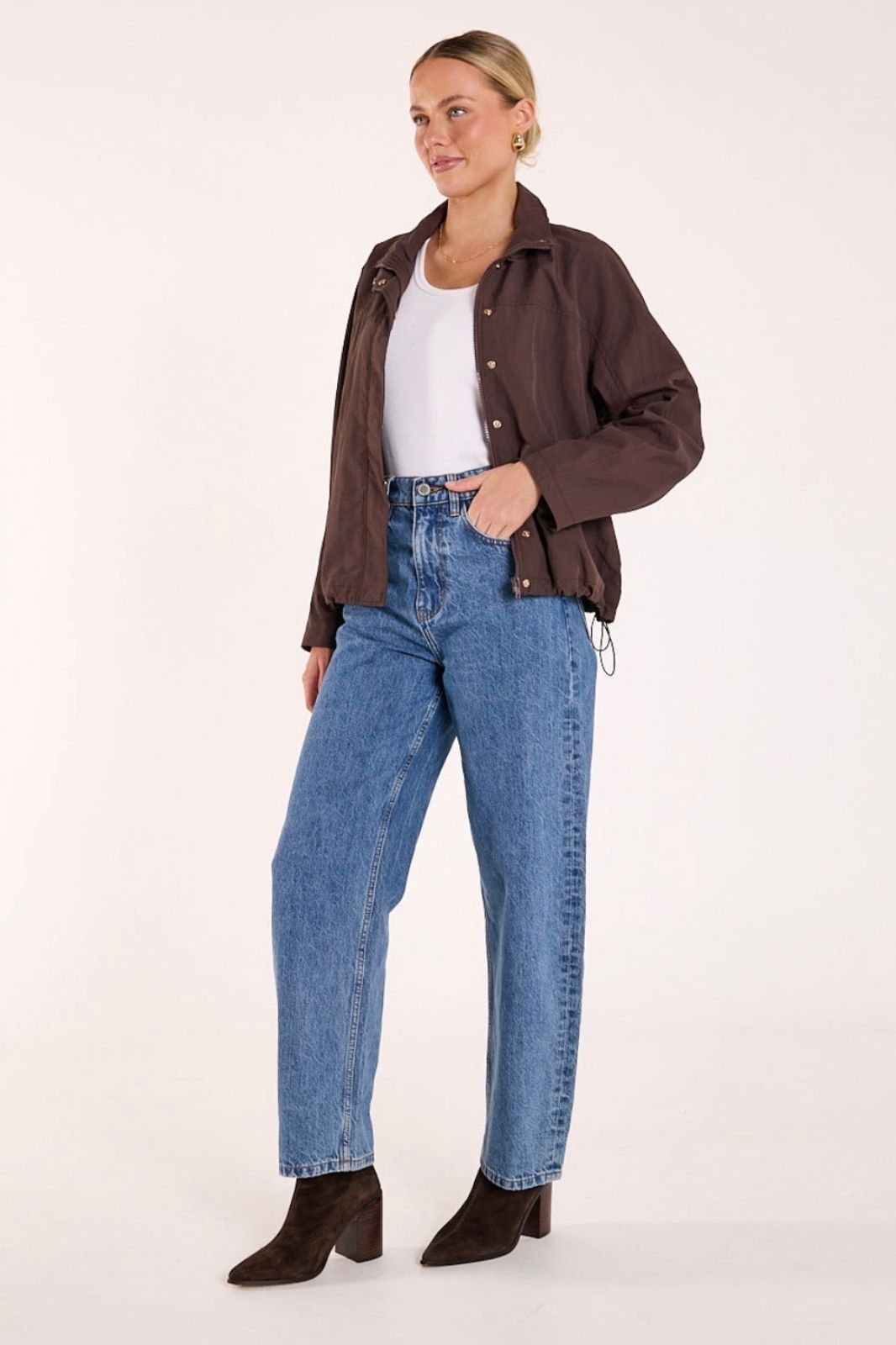 Blake Windbreaker | Chocolate