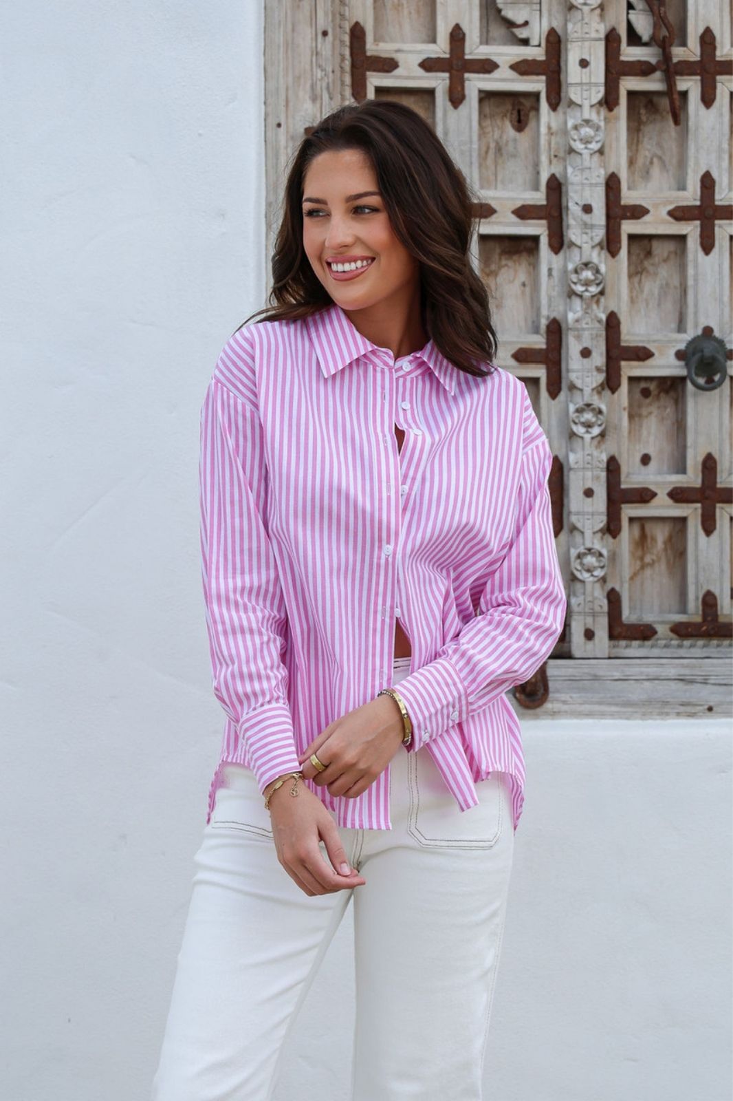 Stripe Shirt | Pink Stripe