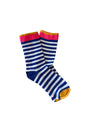 Boyfriend Socks | Blue & White Stripe