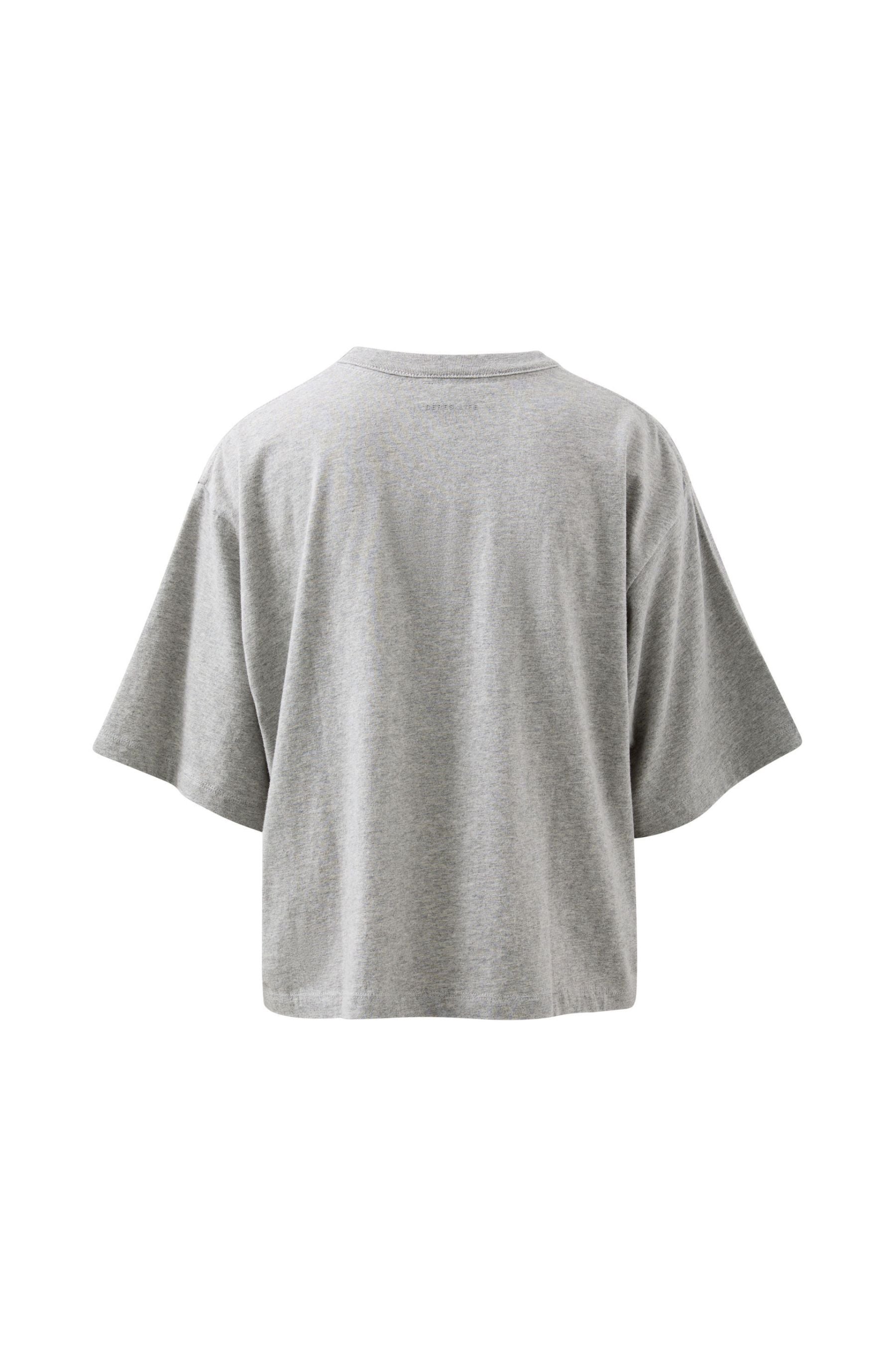 Phoebe Premium Tee | Grey Marle