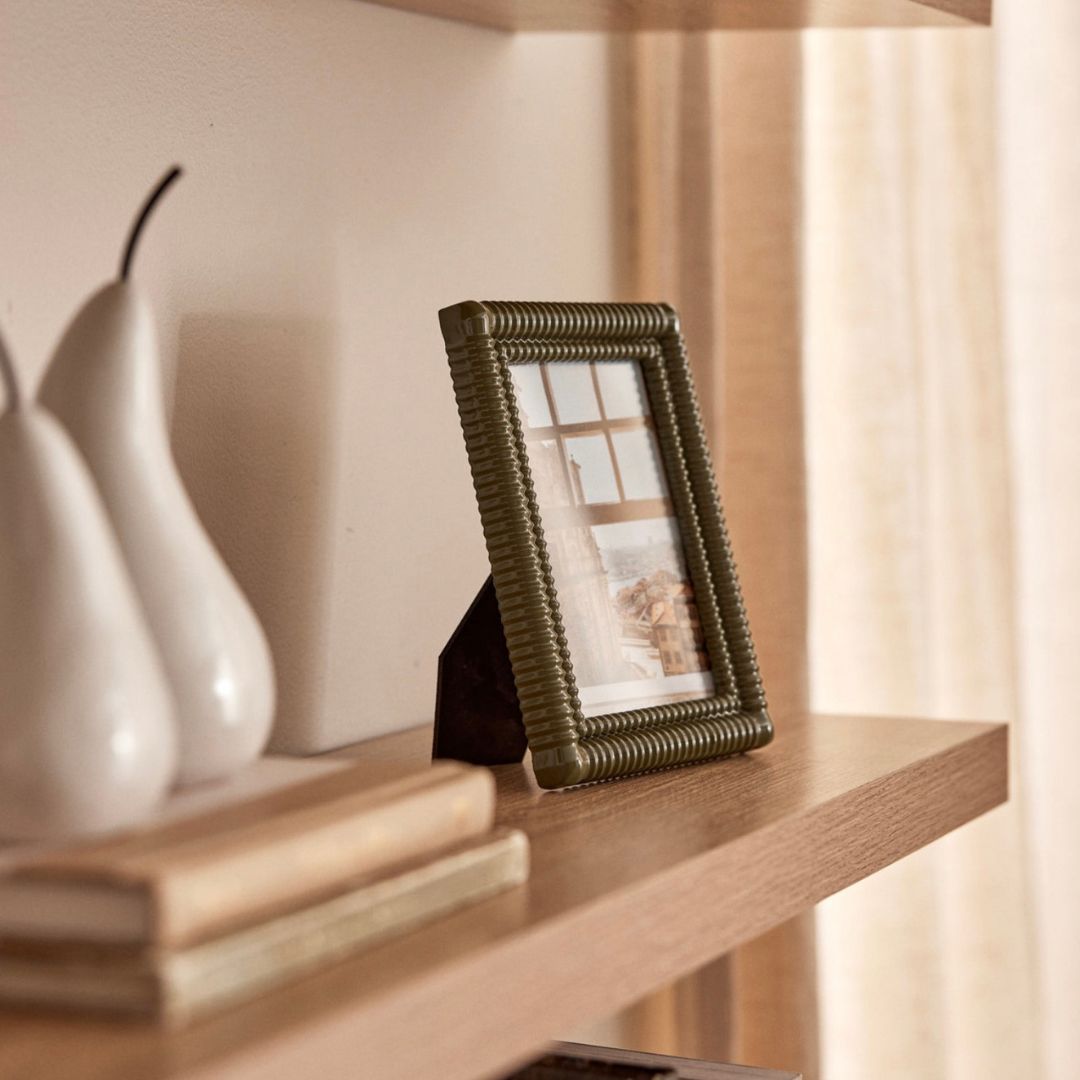 Frame | Olive Green Rib 4 X 6"