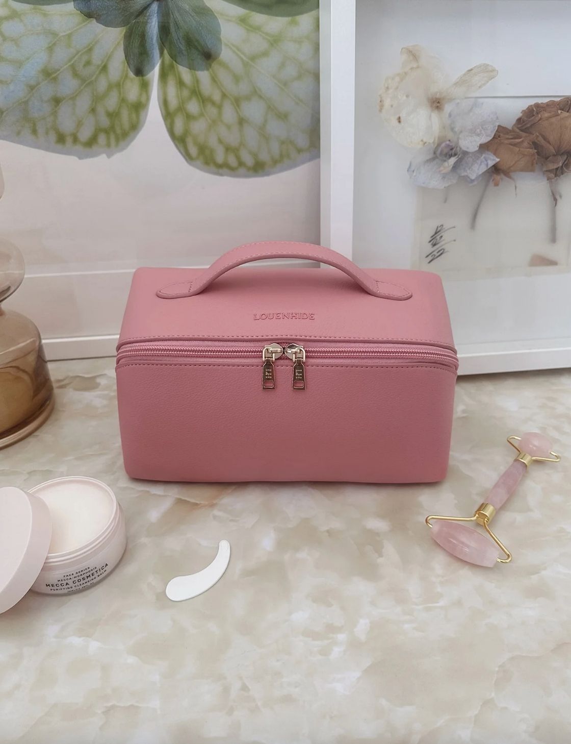 Mary Cosmetic Bag | Bubblegum Pink