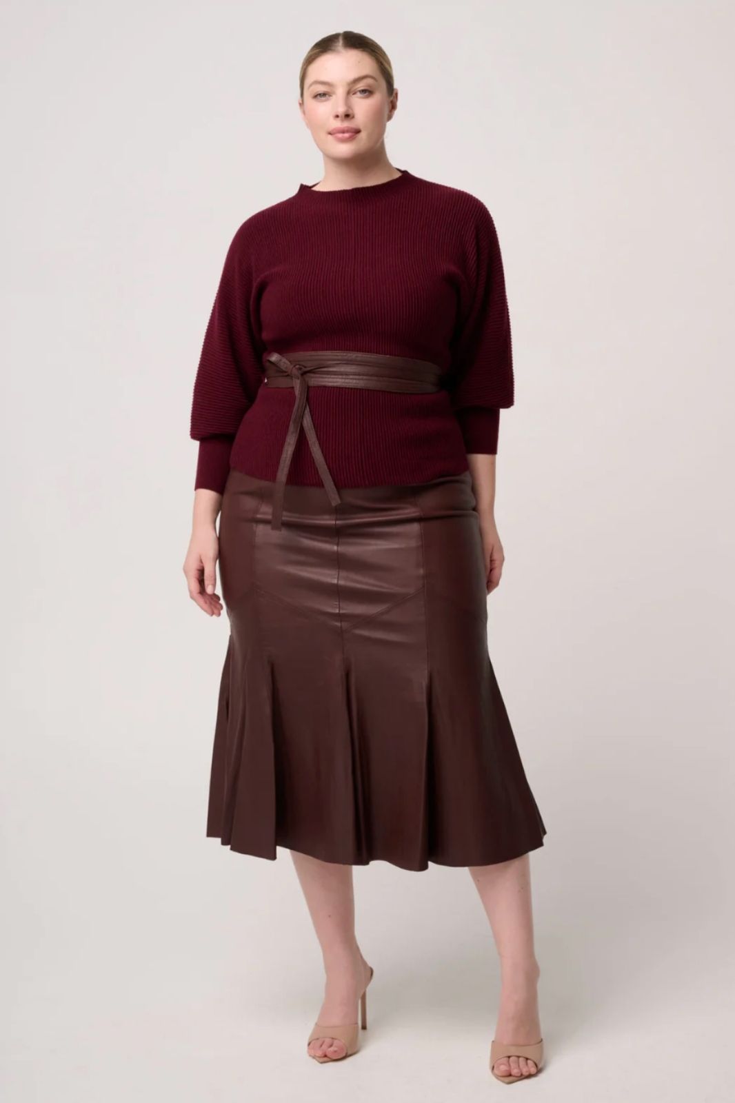 Roselle Merino Knit | Bordeaux