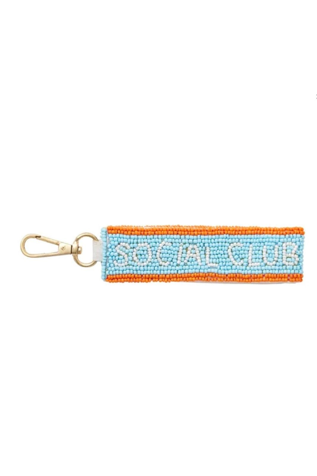 Social Club Beaded Keyring