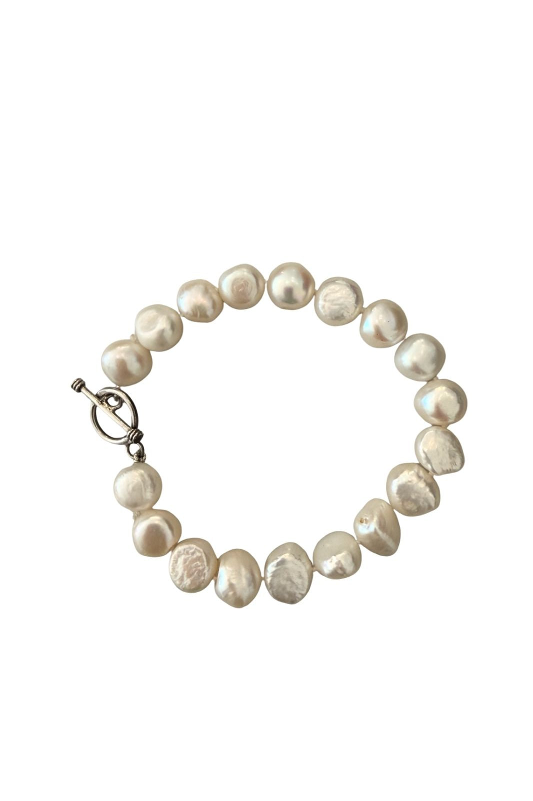 Pearl Bracelet 10mm with T/Bar closure