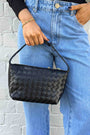 Paloma Weave Bag | Black