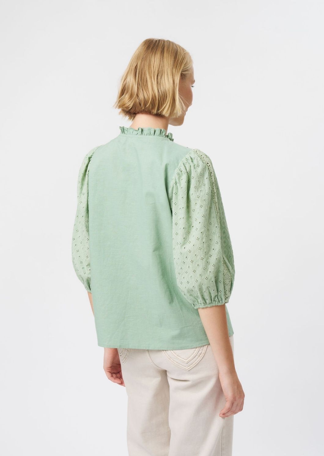 Isabella Shirt | Grape Green