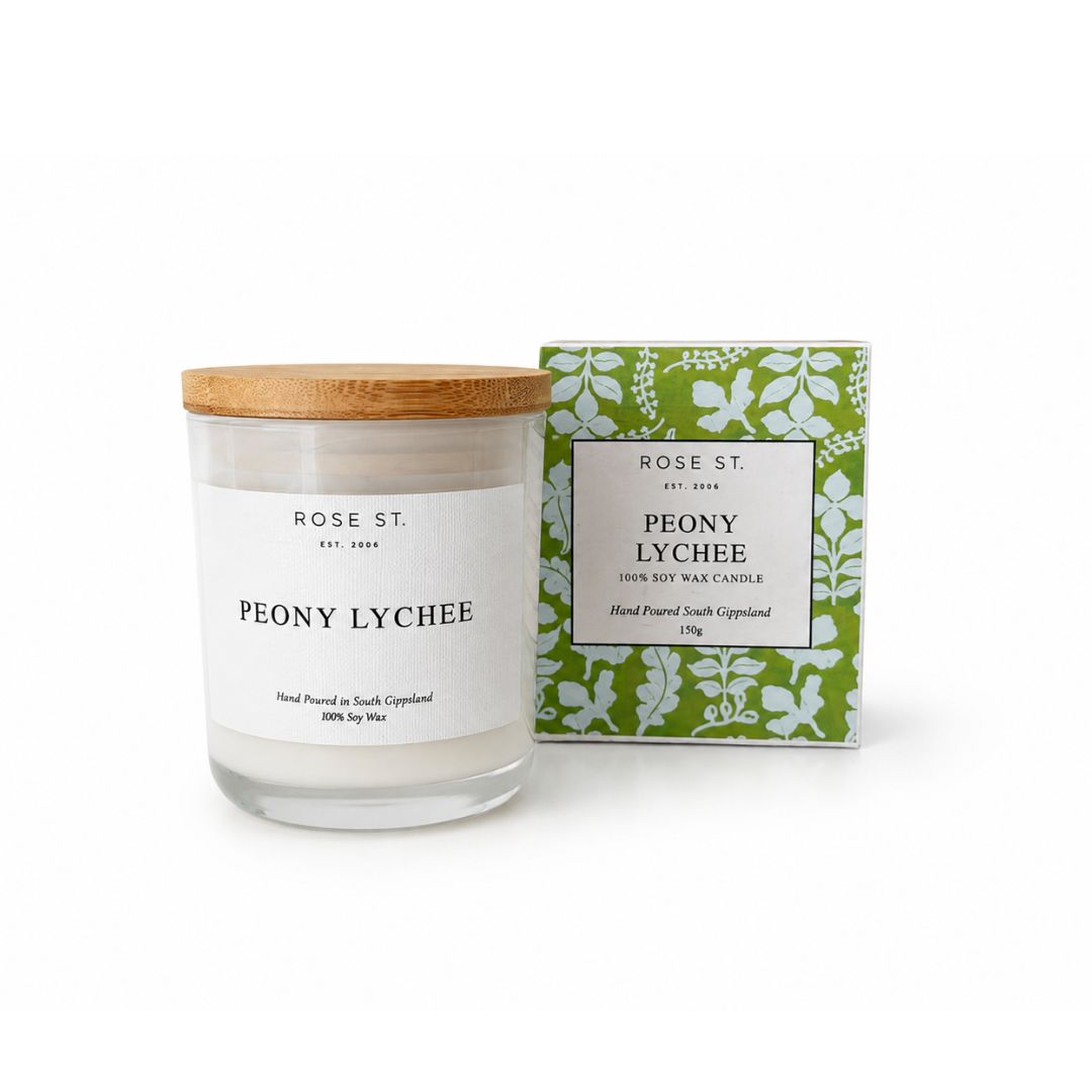Peony Lychee Jar Candle