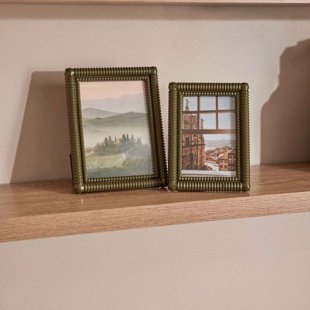 Frame | Olive Green Rib 4 X 6"