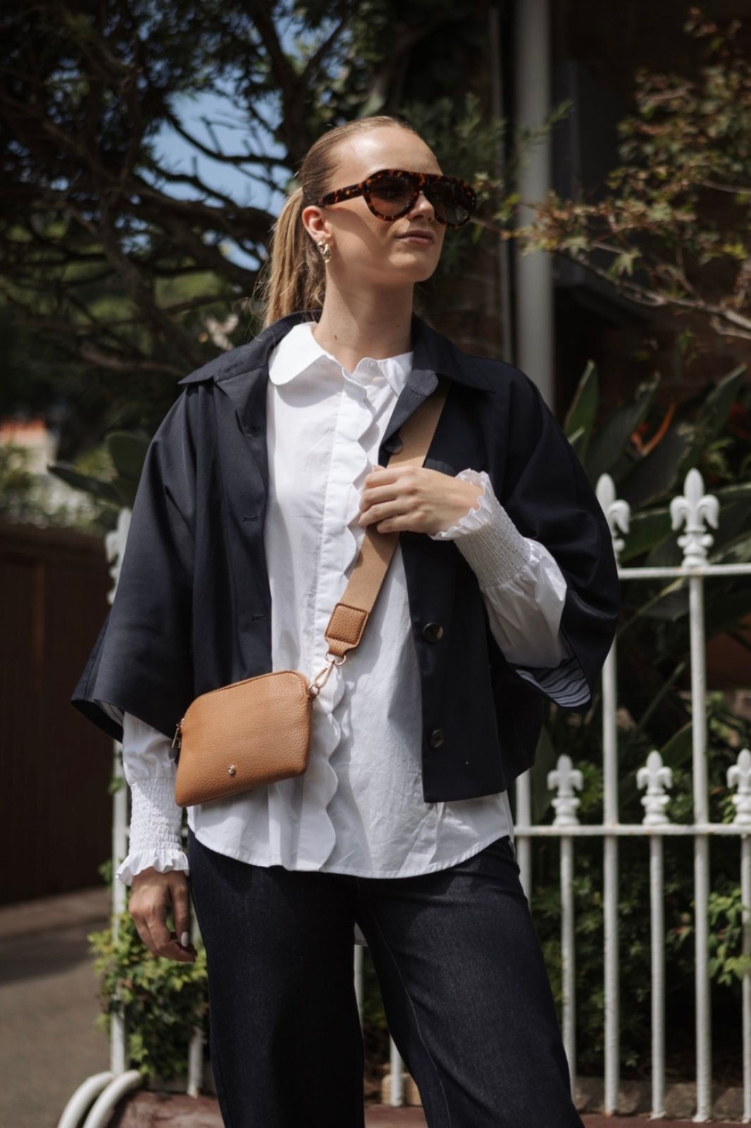 Missy Hugo Cross Body Bag | Tan