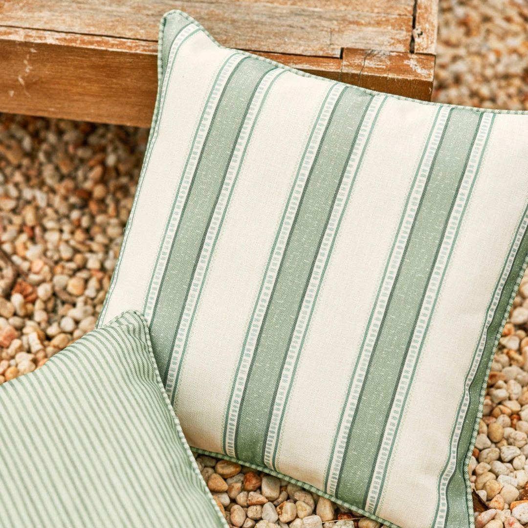 Cushion | Sailer Green Stripe Reversible