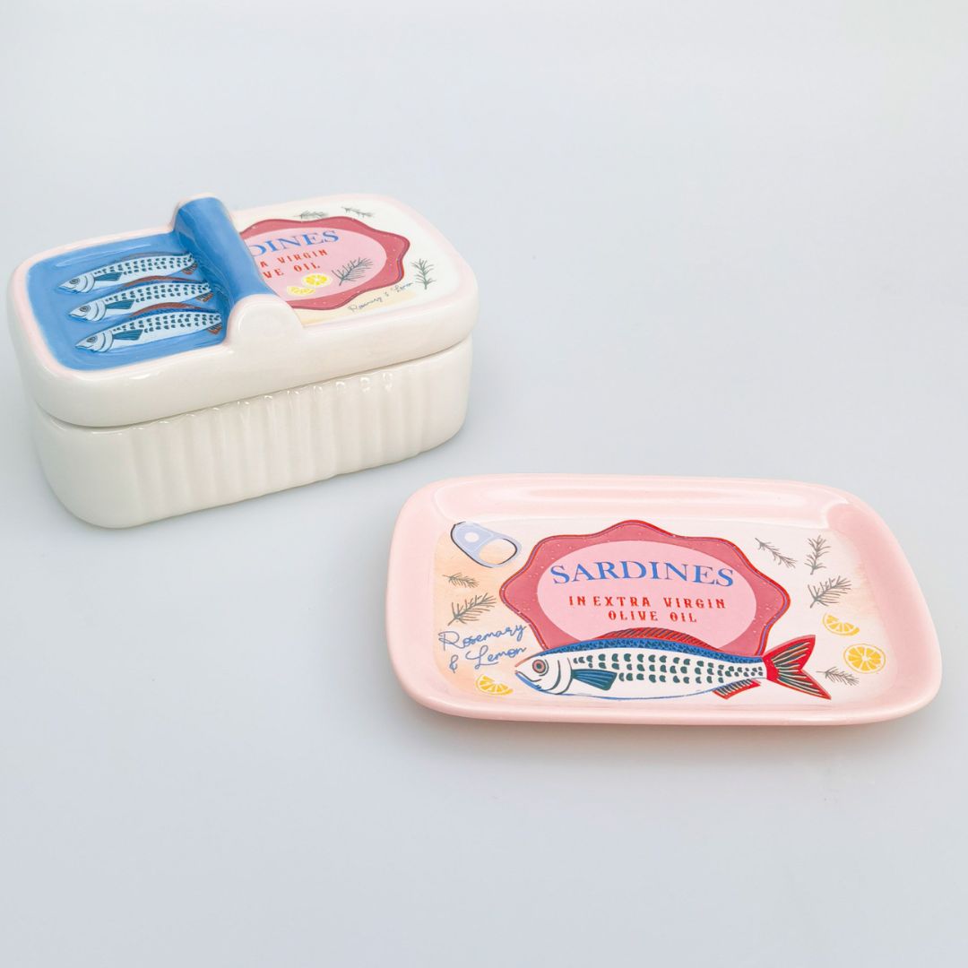 Sardine Trinket Box | Blue 12cm