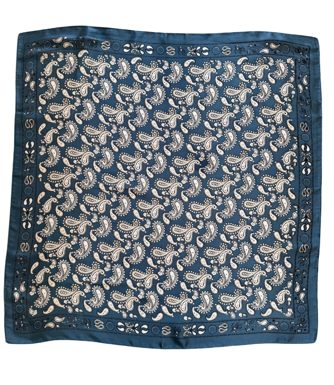 Scarf | Denim Paisley
